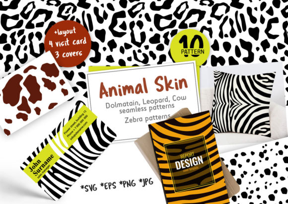 Animal Print Seamless Pattern Pack: A Versatile Tool for Creative and Professional Workflows