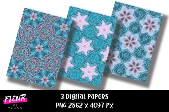 Geometric Digital Papers V.8