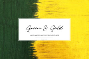 Green Gold Abstract Backgrounds: A Versatile Design Resource for Creatives and Professionals