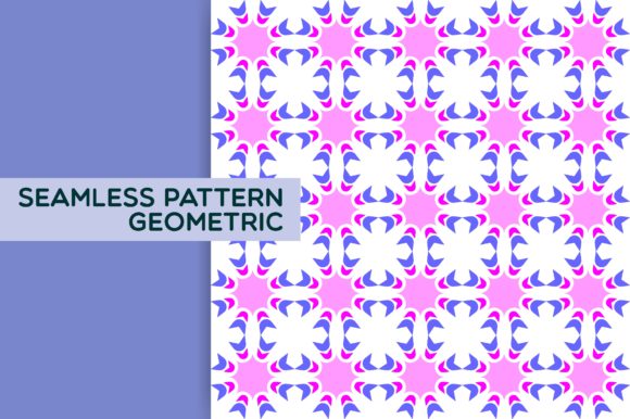 Ornament Mandala Seamless Pattern with Pink Centre
