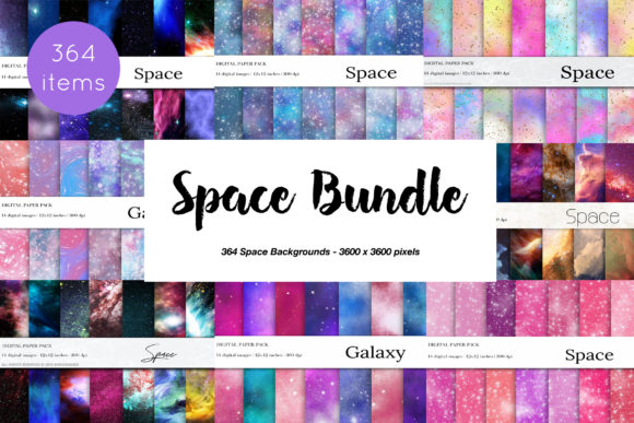 The 364 Space Galaxy Bundle: A Cosmic Collection for Creative Professionals