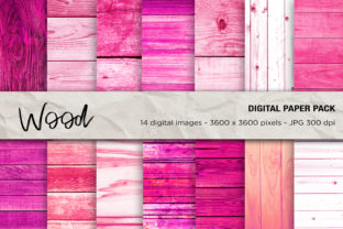 Wood Digital Papers, Pink Wood Textures: A Versatile Resource for Creative Projects